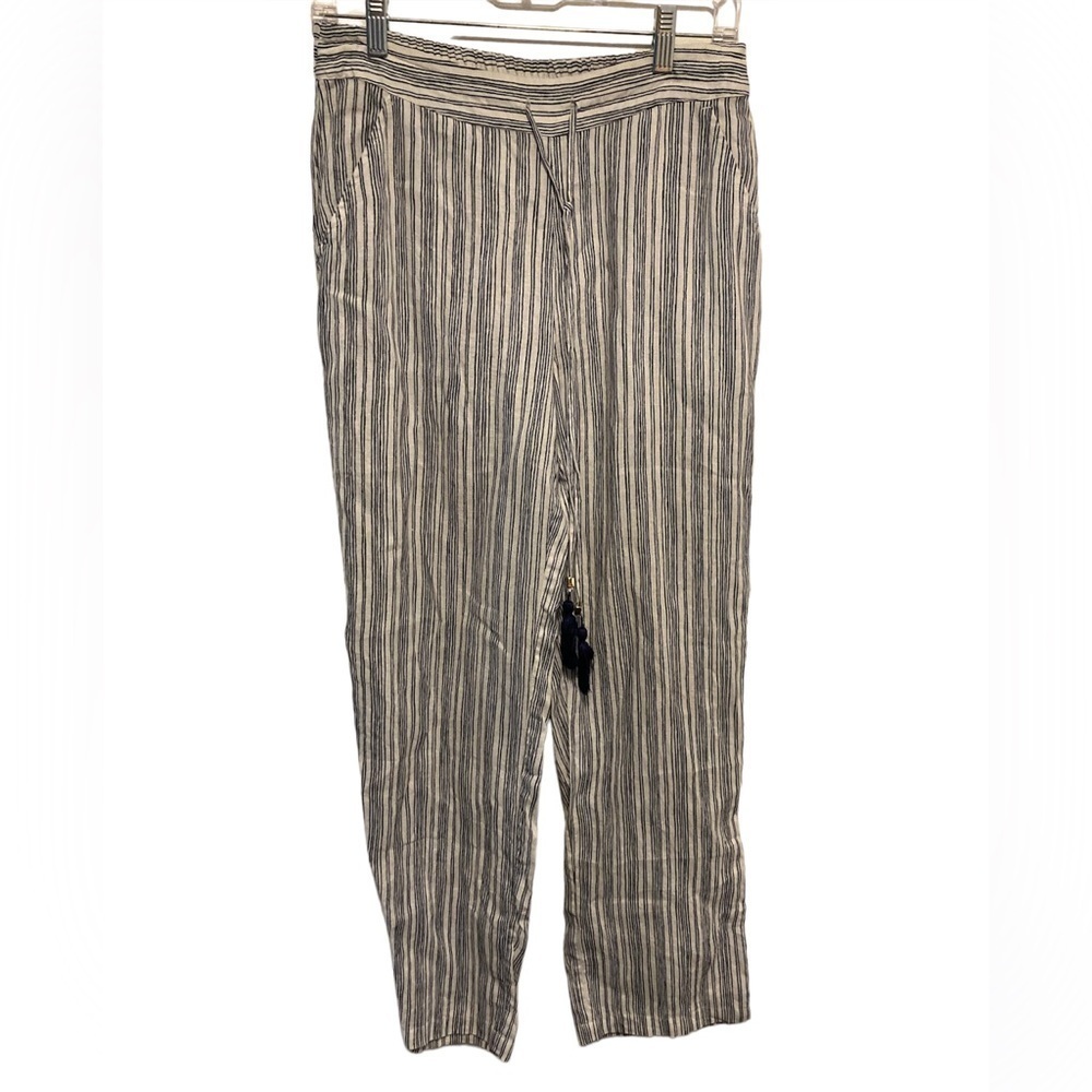 Soft Surroundings Women’s 100% Linen Beachy Pull On Pants Size Extra Small XS
